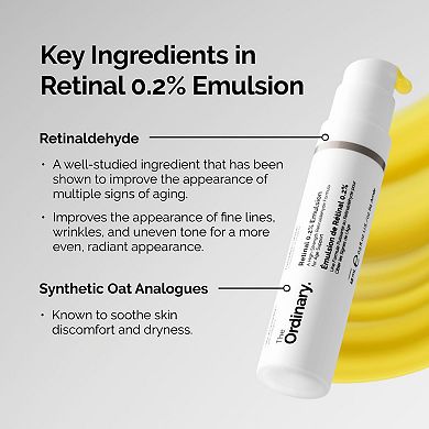 Retinal 0.2% Emulsion High-Strength Retinoid Nighttime Treatment