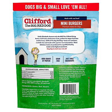  Clifford the Big Red Dog Mini Burgers Dog Treats