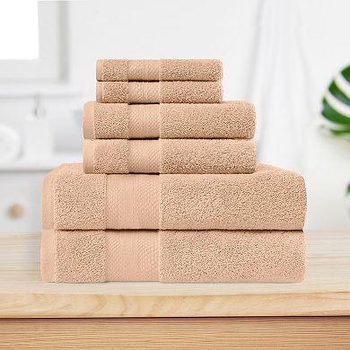 SUPERIOR 6-piece Turkish Cotton Ultra-Plush Towel Set