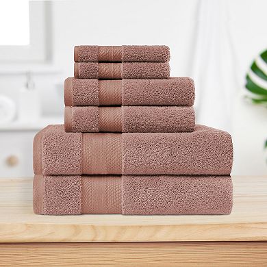 SUPERIOR 6-piece Turkish Cotton Ultra-Plush Towel Set