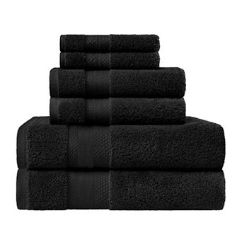 SUPERIOR 6 pc Turkish Cotton Ultra-Plush Towel Set