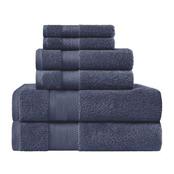 SUPERIOR 6 pc Turkish Cotton Ultra-Plush Towel Set