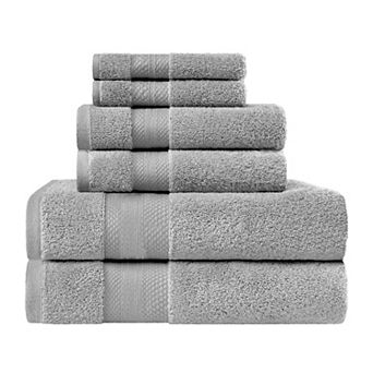 SUPERIOR 6 pc Turkish Cotton Ultra-Plush Towel Set