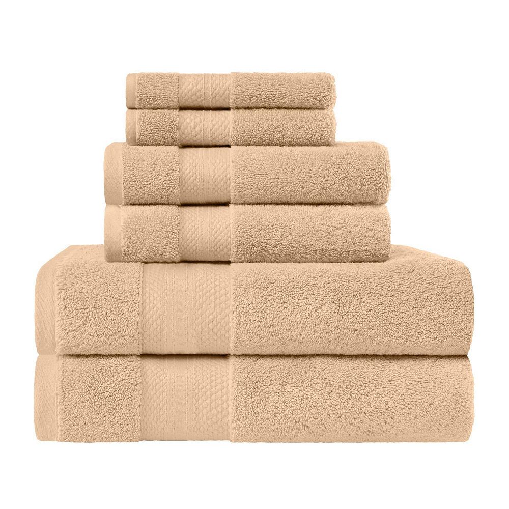 SUPERIOR 6-piece Turkish Cotton Ultra-Plush Towel Set