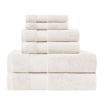 SUPERIOR 6 pc Turkish Cotton Ultra-Plush Towel Set