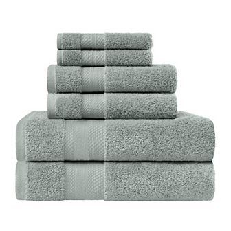 SUPERIOR 6 pc Turkish Cotton Ultra-Plush Towel Set