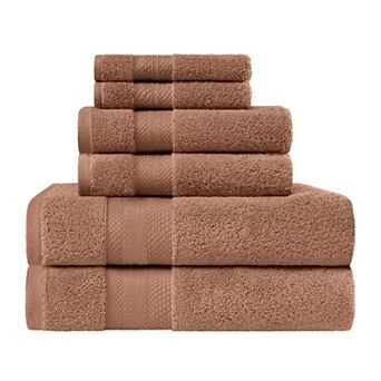 SUPERIOR 6 pc Turkish Cotton Ultra-Plush Towel Set