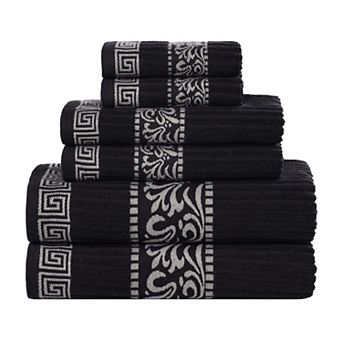 SUPERIOR 6 pc Athens Cotton Towel Set