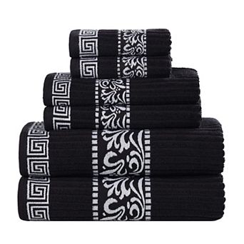 SUPERIOR 6 pc Athens Cotton Towel Set