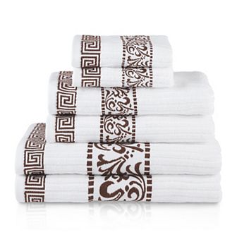 SUPERIOR 6 pc Athens Cotton Towel Set