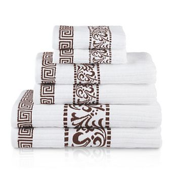 SUPERIOR 6 pc Athens Cotton Towel Set