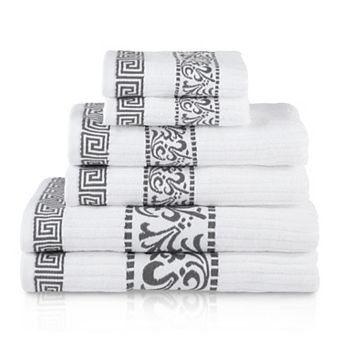 SUPERIOR 6 pc Athens Cotton Towel Set