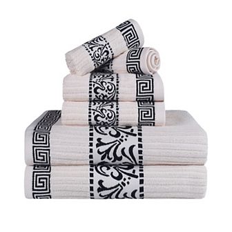 SUPERIOR 6 pc Athens Cotton Towel Set