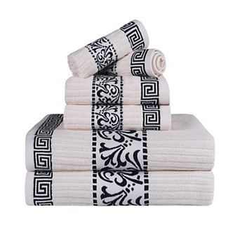 SUPERIOR 6 pc Athens Cotton Towel Set