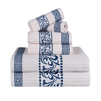 SUPERIOR 6 pc Athens Cotton Towel Set