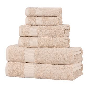 SUPERIOR 6 pc Egyptian Cotton Towel Set