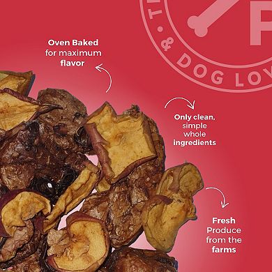 jack & pup Just Pork & Apple 7-oz. Dog Treats