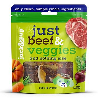 jack & pup Just Beef & Veggies 7-oz. Dog Treats