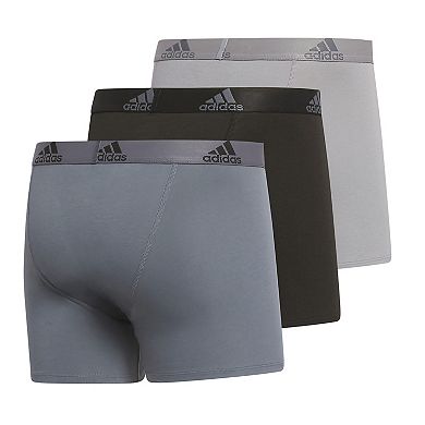 Men's adidas 3-Pack Stretch Cotton Trunk Boxer Briefs