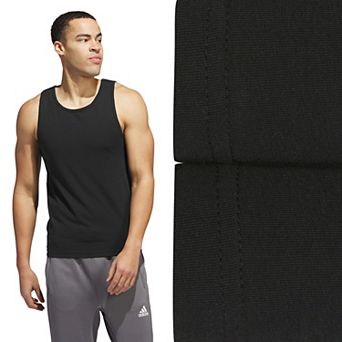 Men's adidas 2-pack Stretch Cotton Tank Top Undershirts