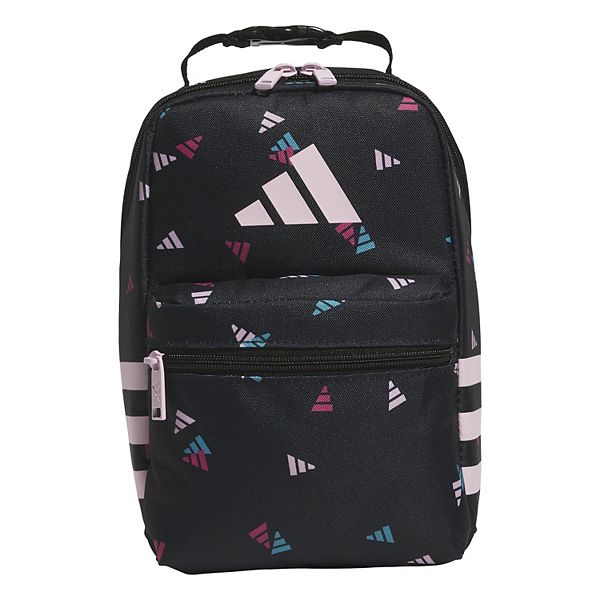 adidas Santiago 3 Lunch Bag - 3 Bar Black Clear Pink