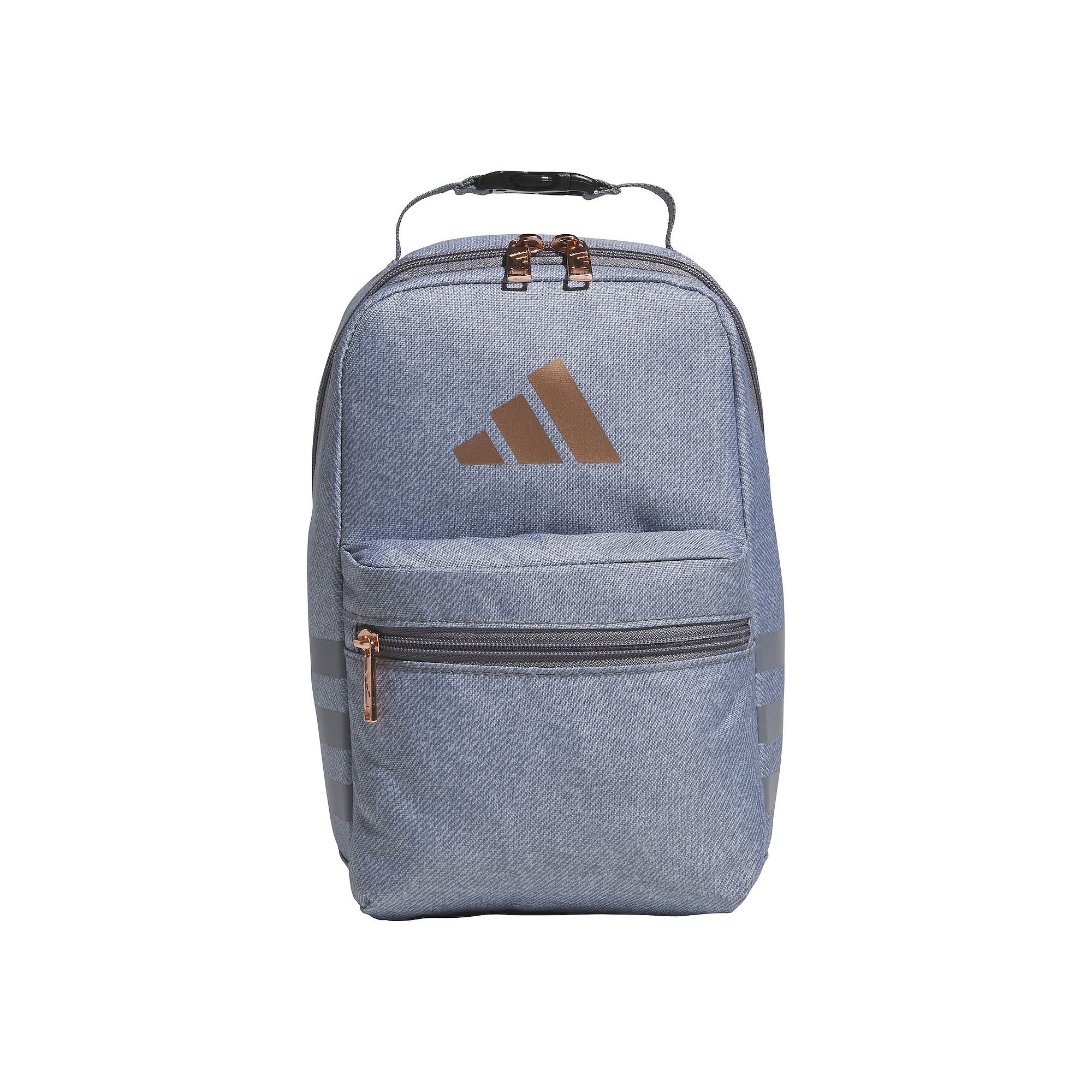 adidas Santiago 3 Lunch Bag, Twill Grey Rose Gold