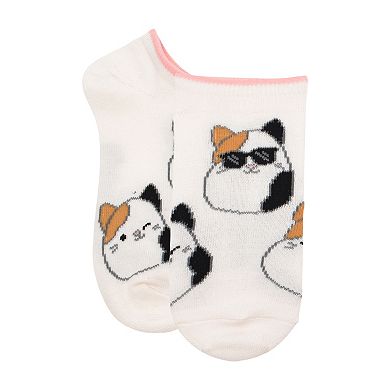 Girls' 6-Pack Squishmallow Feeling Cuddly No-Show Socks