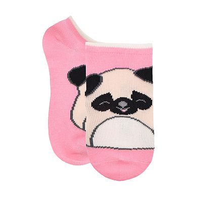 Girls' 6-Pack Squishmallow Feeling Cuddly No-Show Socks