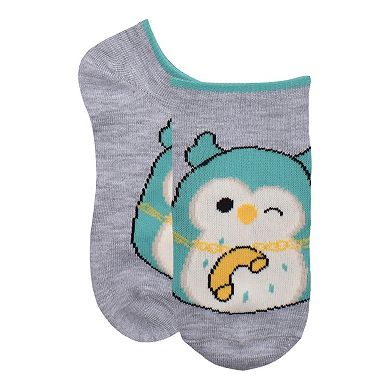 Girls' 6-Pack Squishmallow Feeling Cuddly No-Show Socks