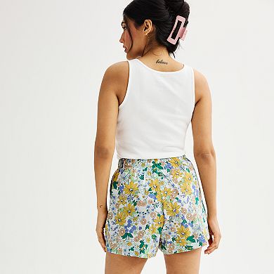 Women's Sonoma Goods For Life Striped Poplin Boxer Pajama Shorts