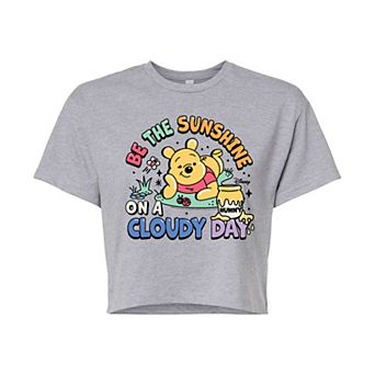 Disney's Winnie The Pooh Juniors' Be The Sunshine Cropped Tee