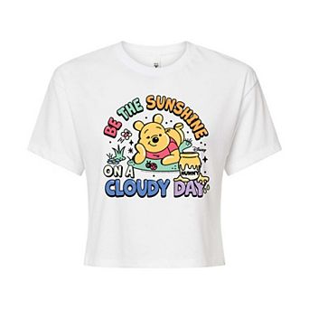 Disney's Winnie The Pooh Juniors' Be The Sunshine Cropped Tee