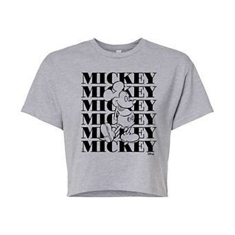 Disney's Mickey Mouse Juniors' Cropped Tee
