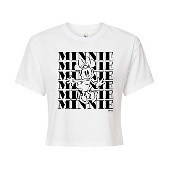 Disney's Minnie Mouse Juniors' Cropped Tee