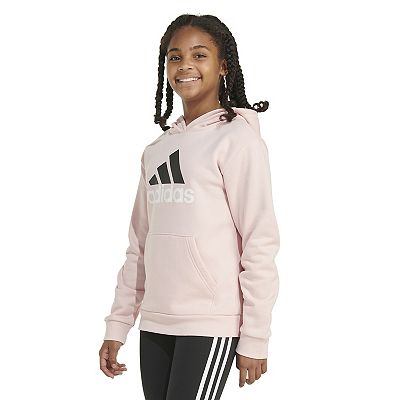 Girls 7 16 adidas Essential Heather Graphic Hoodie in Regular Plus Size