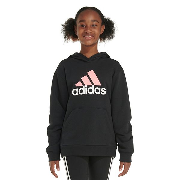 Girls 7 16 adidas Essential Heather Graphic Hoodie in Regular Plus Size