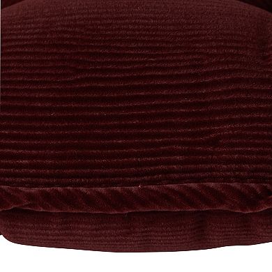 Greendale Home Fashions 2-Pack Omaha Corduroy Dining Chair Cushion Set
