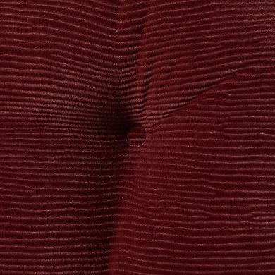 Greendale Home Fashions 2-Pack Omaha Corduroy Dining Chair Cushion Set