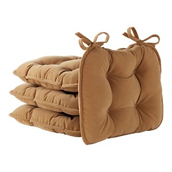 Greendale Home Fashions Omaha Corduroy Reversible Dining Chair Cushion Set