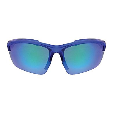 Men's Tek Gear® 70mm Sport Semi-Rimless Polarized Wrap Sunglasses