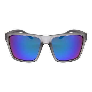 Men's Tek Gear® 65mm Temple insert Detail Polarized Square Sunglasses