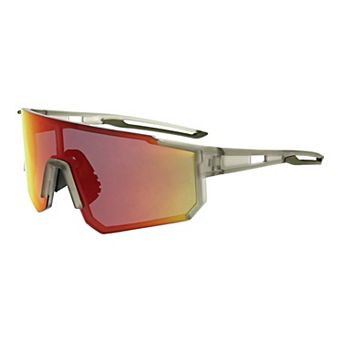 Men's Tek Gear® 70mm Shield Polarized Semi-Rimless Sunglasses