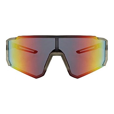 Men's Tek Gear® 70mm Shield Polarized Semi-Rimless Sunglasses