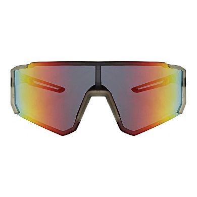 Men's Tek Gear® 70mm Shield Polarized Semi-Rimless Sunglasses