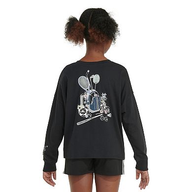 Girls 7-16 adidas Crewneck Long Sleeve T-Shirt in Regular & Plus Size