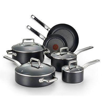 Prograde 10-Piece Aluminum Nonstick Cookware Set in Gray Prograde 10-Piece Aluminum Nonstick Cookware Set in Gray