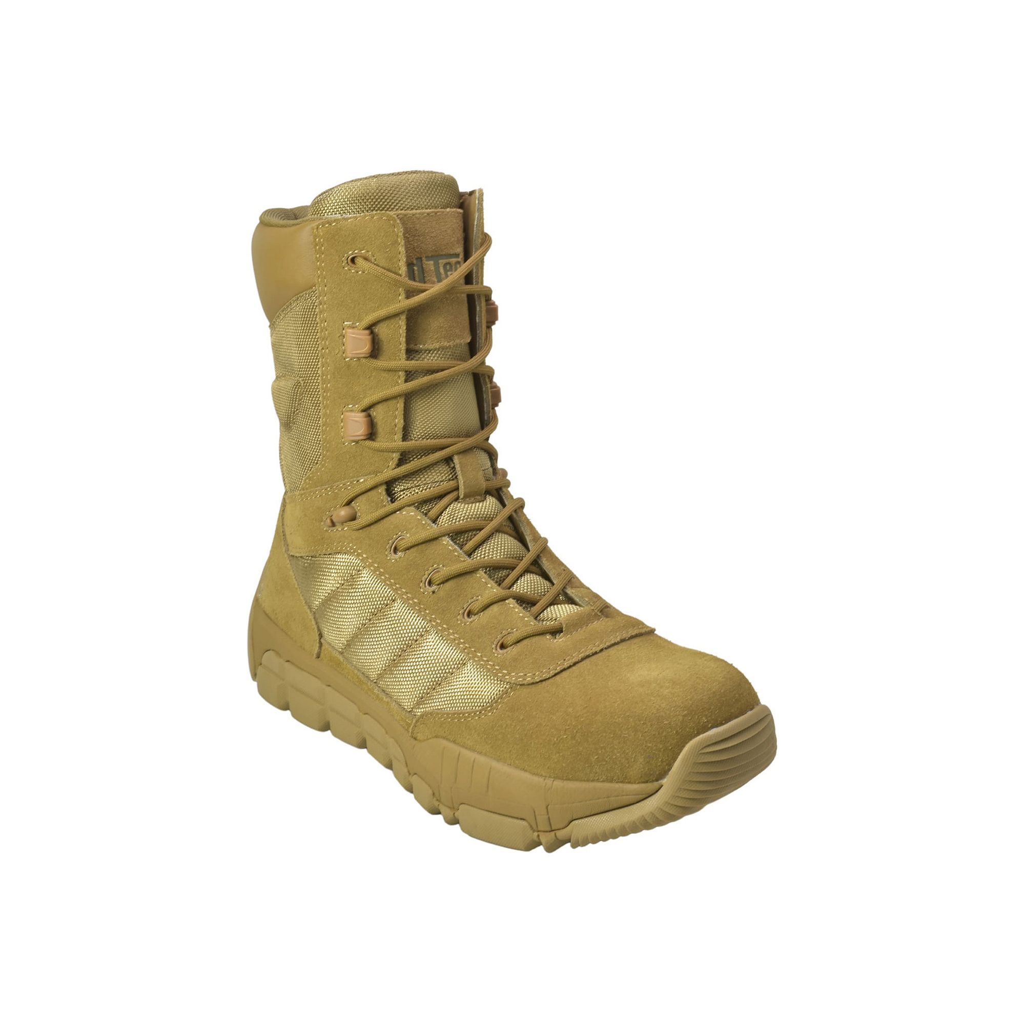 AdTec KT1005 Mens Suede Leather Tactical Boots, Size: 7, Coyote