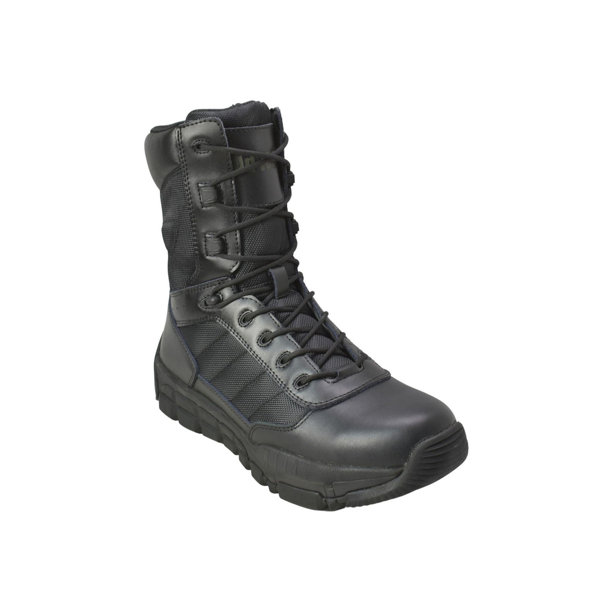 AdTec Waterproof Leather Mens Tactical Boots, Size: 8, Black