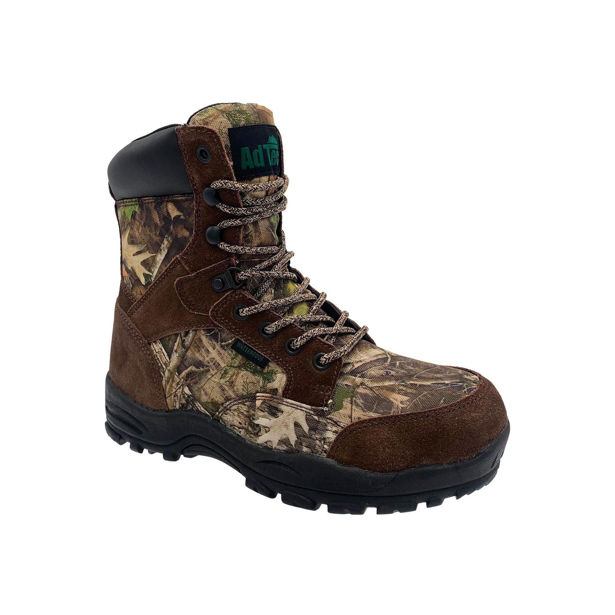 AdTec WP Soft Toe Mens Hunting Boot, Size: 9, Green