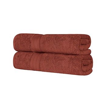 Superior 2 pc Highly-Absorbent Cotton Luxury Solid Bath Towel Set